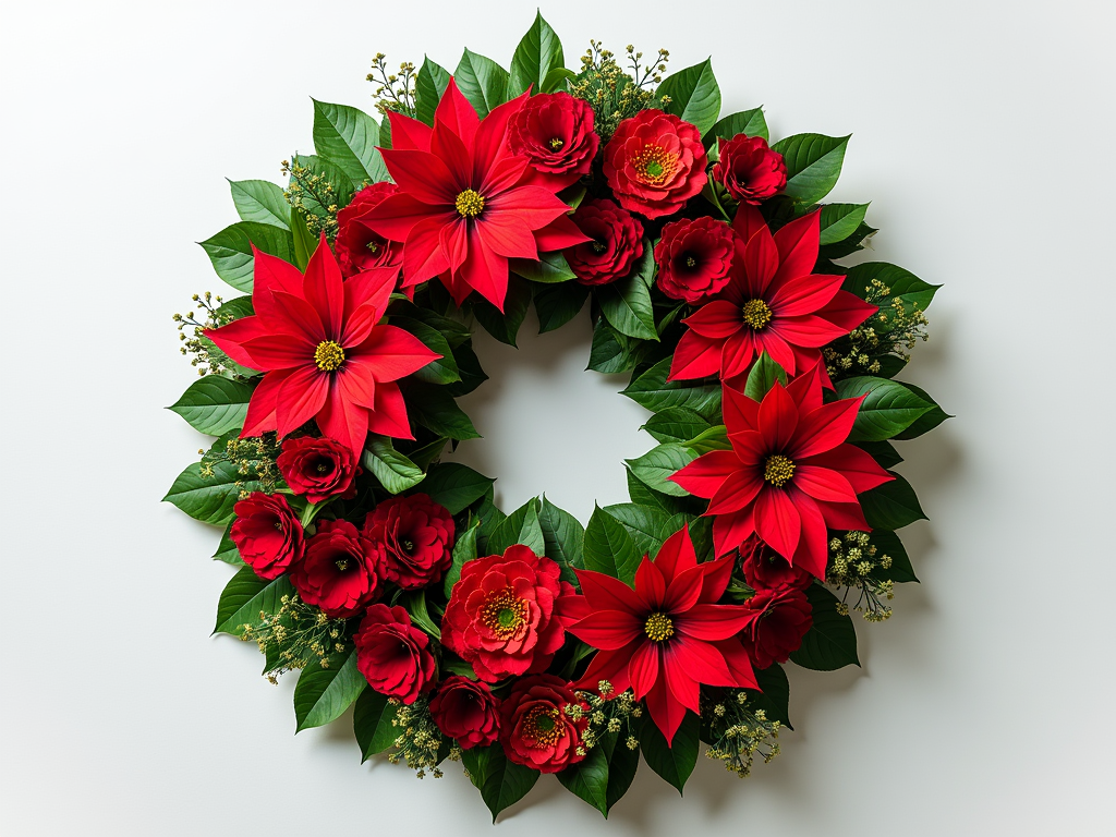 Choosing the Best Flowers for Funeral Wreaths in Florida poinsettias, amaryllis, and camellias