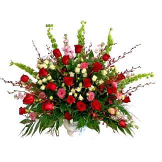 5 funeral urns floor arrangemements boca raton