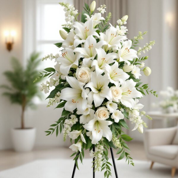 Exploring Popular Color Palettes for Funeral Standing Sprays