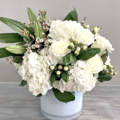 Purity White flower arrangements