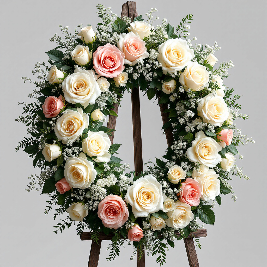  Funeral Wreath Flower Arrangements by FF Florist 