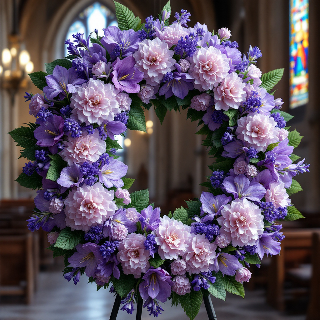  Funeral Wreath Flower Arrangements by FF Florist 