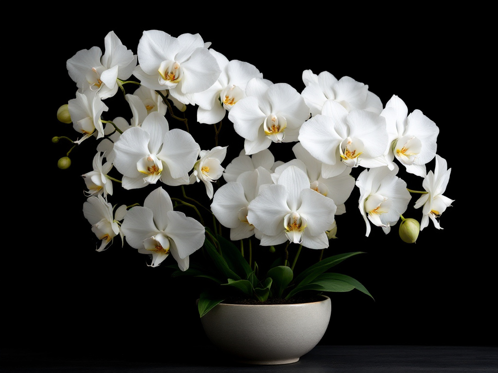 White orchid Flower arrangements