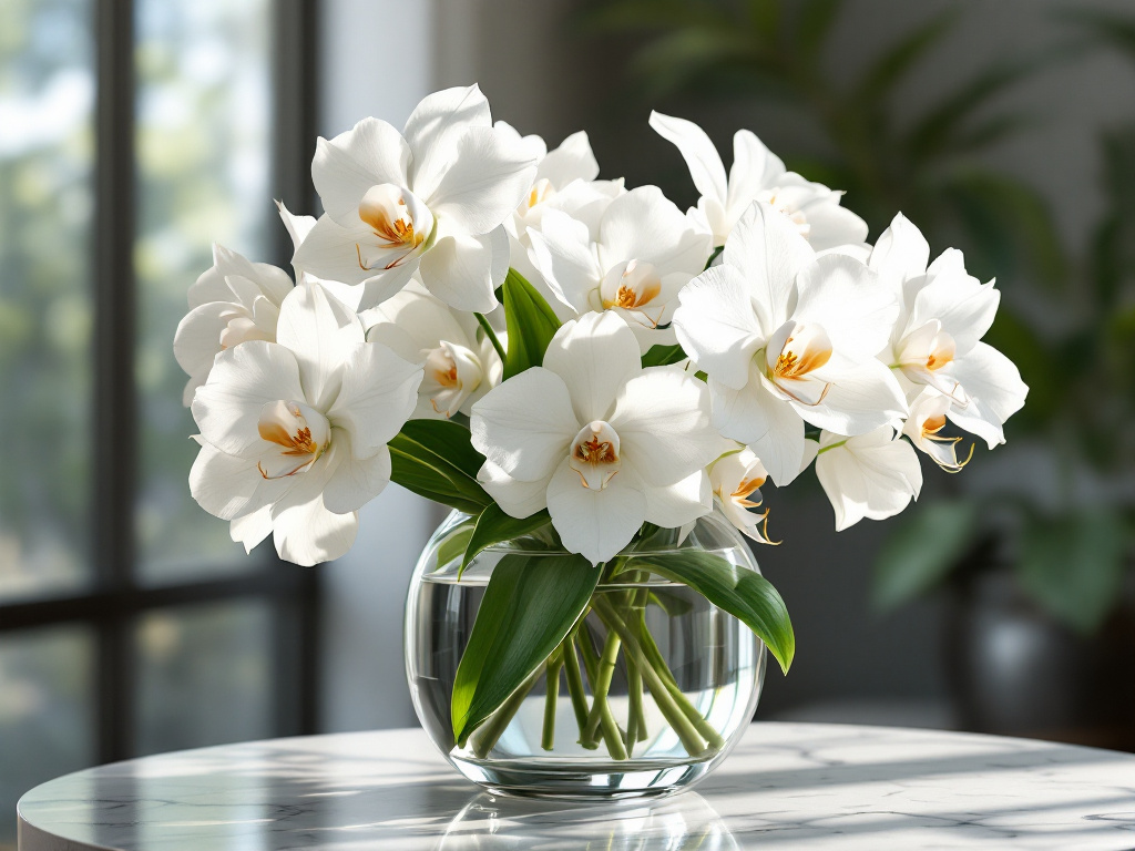 White orchid Flower arrangements