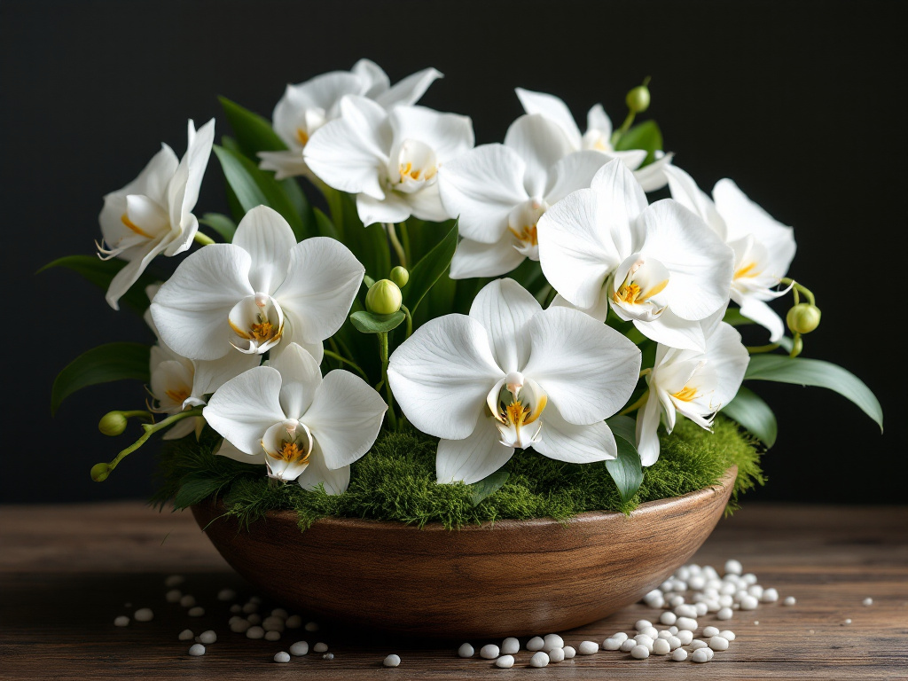 White orchid Flower arrangements