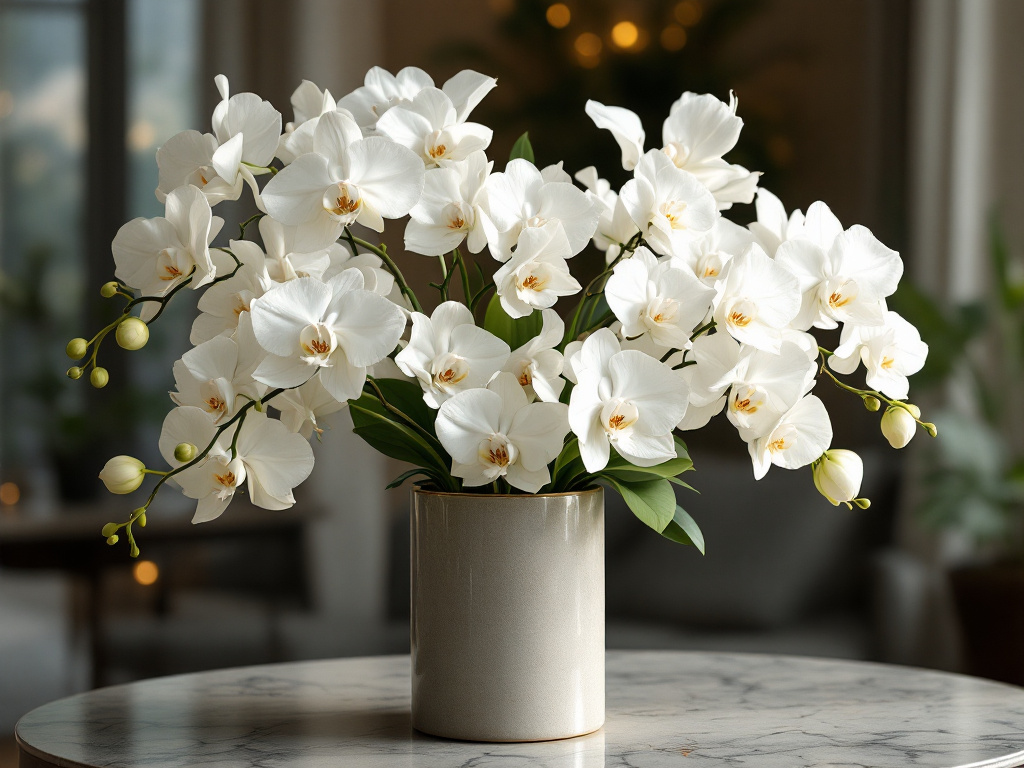 White orchid Flower arrangements