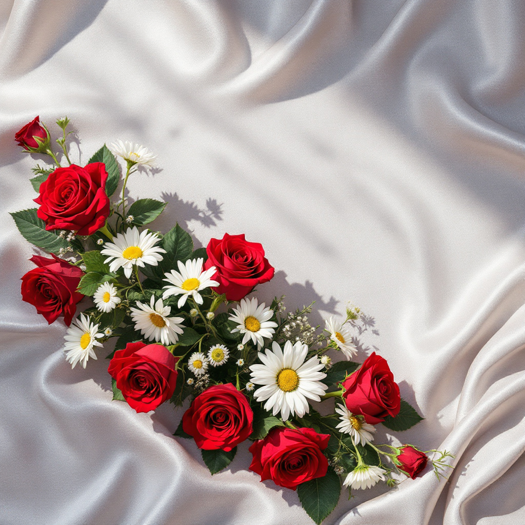 red roses in funeral arrangements(1)