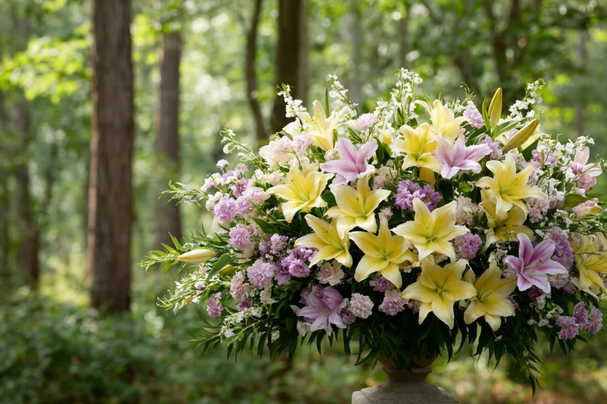 Liles in Funeral Arrangements: Symbolism and Significance