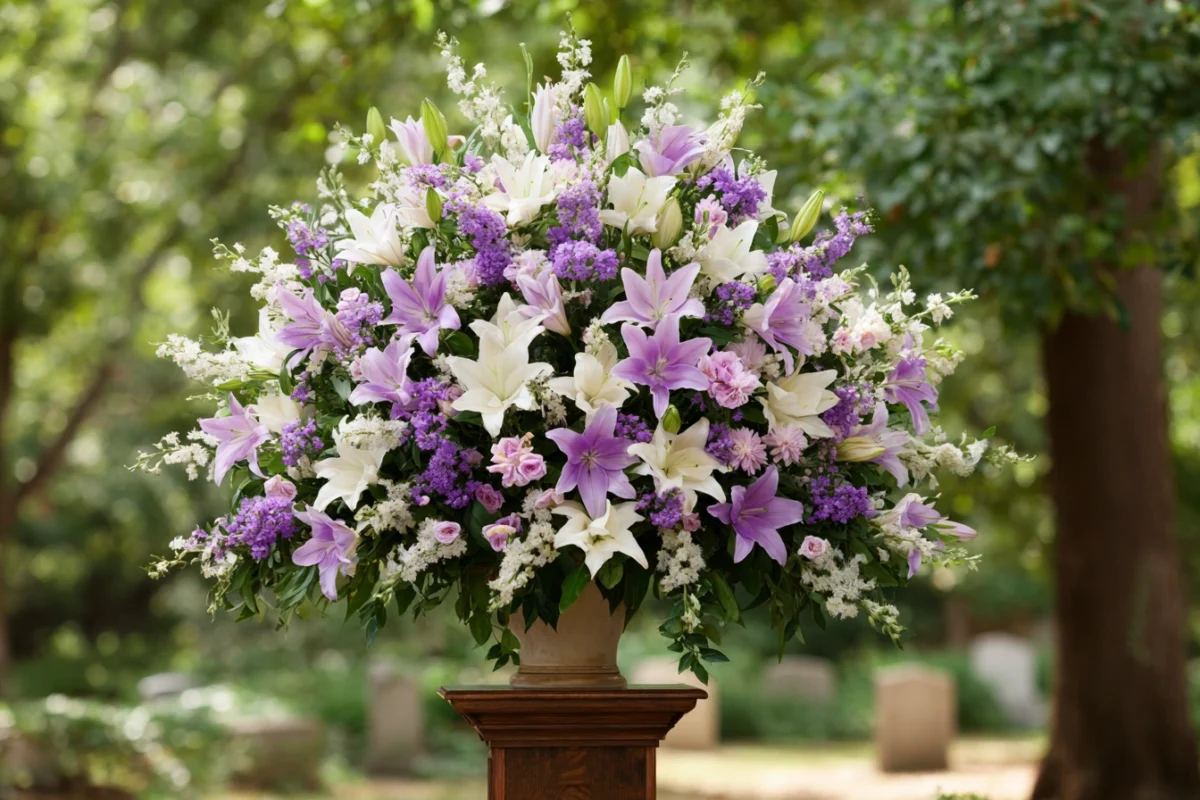 Liles in Funeral Arrangements: Symbolism and Significance